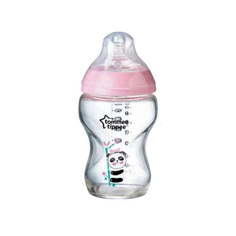 Product Introduction of Bình Sữa Cho Bú Bằng Thủy Tinh, Tommee Tippee,  Vú Chảy Chậm Voi Cho Bé Ngăn ngừa đầy hơi Ngăn ngừa nghẹt thở Dành cho trẻ sơ sinh 1
