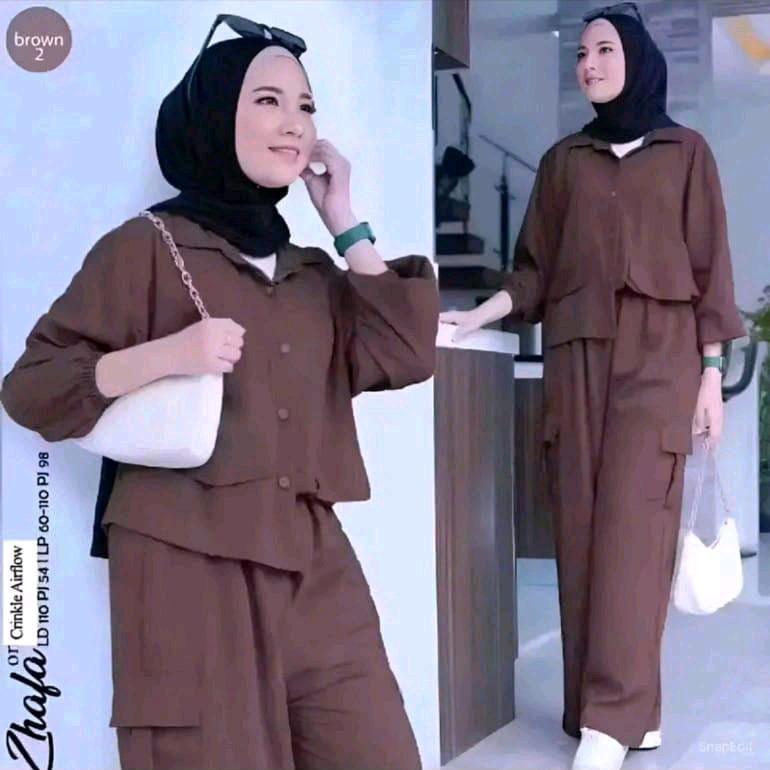 SET WANITA CELANA CARGO SIAP KIRIM / SETELAN CARGO WANITA 6