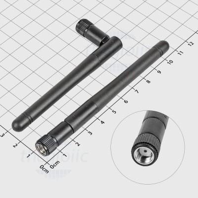 Ăng Ten WiFi 2.4GHz 3dBi Đầu SMA Đực Dài 11cm Linh Kiện 5k