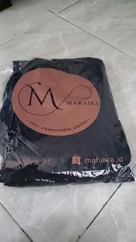 Product Review of Dress Lunna Dress Mahaira Premium Bahan Polo Linen Katun Premium Dress Wanita Muslim Dewasa Mewah  Pesta Elegant Gamis Kondangan Gaun Hitam Rayon Midi Navy Remaja Panjang Crinkle Basic Airflow from f**n 1