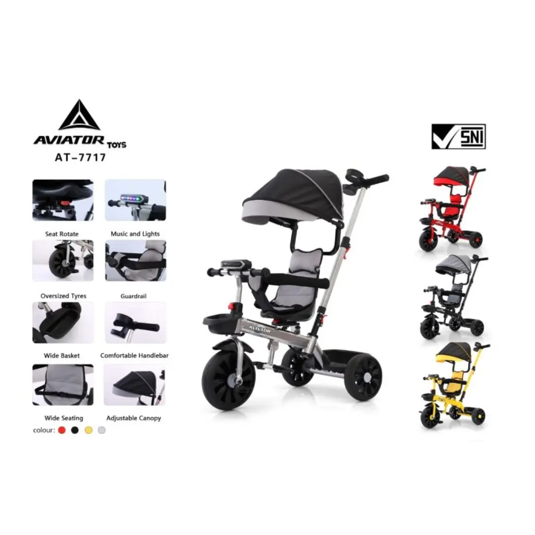 Sepeda Roda Tiga Anak Aviator AT 7717 // AT 7917 / TRYCYCLE BABY / SEPEDA ANAK MURAH / SEPEDA BALITA