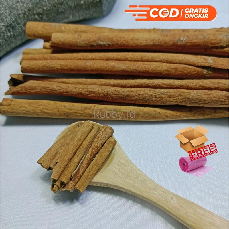 Kayu Manis Bersih Kulit Manis Utuh Rempah-rempah Rencengan Spices - Herbal 0