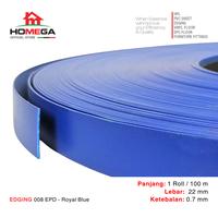 Gambar HOMEGA PVC Edging- Pelapis Meja PVC - Tekstur Royal Blue - Ukuran 22 mm / 42 mm - Kemasan 1 Roll / 100 m - Ukuran 22 mm dari Homega Indonesia Kota Administrasi Jakarta Barat 4 Tokopedia