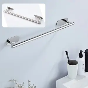 Rak Dinding Kamar Mandi Gantungan Handuk Stainless Steel - B3446