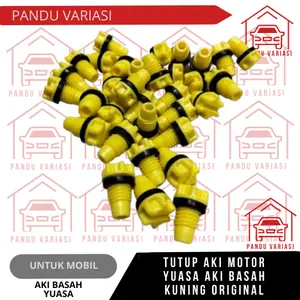 Tutup Aki Basah Yuasa Kuning Original 1 Pcs