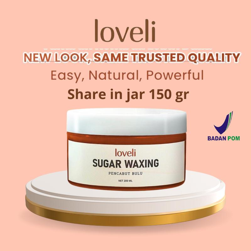 SB - Loveli Sugar Wax | Waxing Kit | Pencabut Bulu |Free Kain Wax+2 Spatula 0