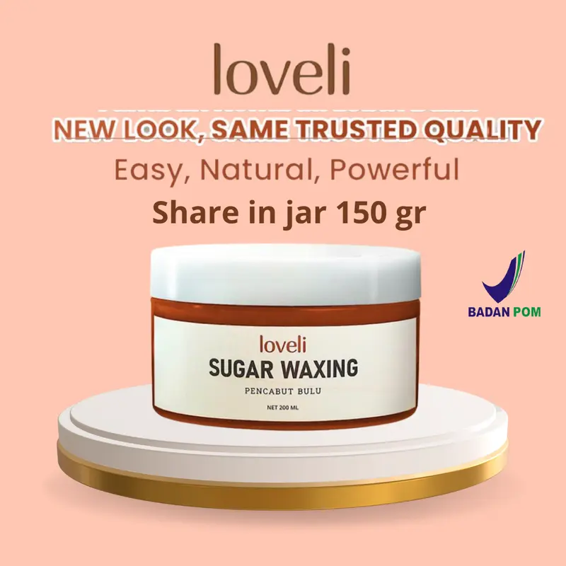 SB - Loveli Sugar Wax | Waxing Kit | Pencabut Bulu |Free Kain Wax+2 Spatula 0