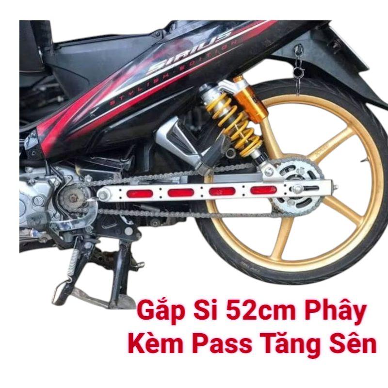 Gắp Phây Gia Công Sirius 50 & 110cc Kèm Pass Tăng Sên Chiều Dài 52cm Màu Đỏ Binnen Sang Trọng Dễ Lắp Đặt - Phụ Kiện
