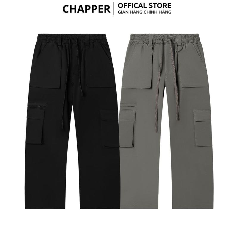   MỞ BÁN  Quần kaki CHAPPER túi hộp ống suông vải cao cấp co giãn thoải mái - QCP013 