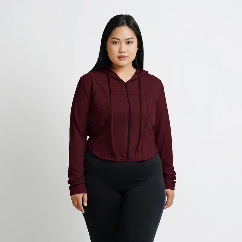 Bigins - Meira Knit Jacket/Atasan Jumbo Wanita/Atasan Big Size/Atasan Jacket Wanita - JJP024 6