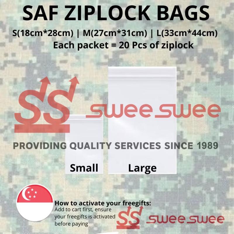Product Introduction of CHEAPEST & READYSTOCK SAF ZIPLOCK BAGS FOR EASYSTORAGE Emart fieldcamp 28