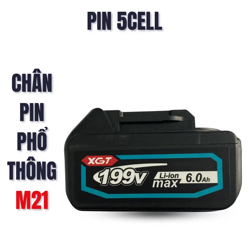 Pin Phổ Thông 20cell Makita 21V- Chân Pin Phổ Thông M21 Chất Lượng Cao - BẢO HÀNH 12 THÁNG 8