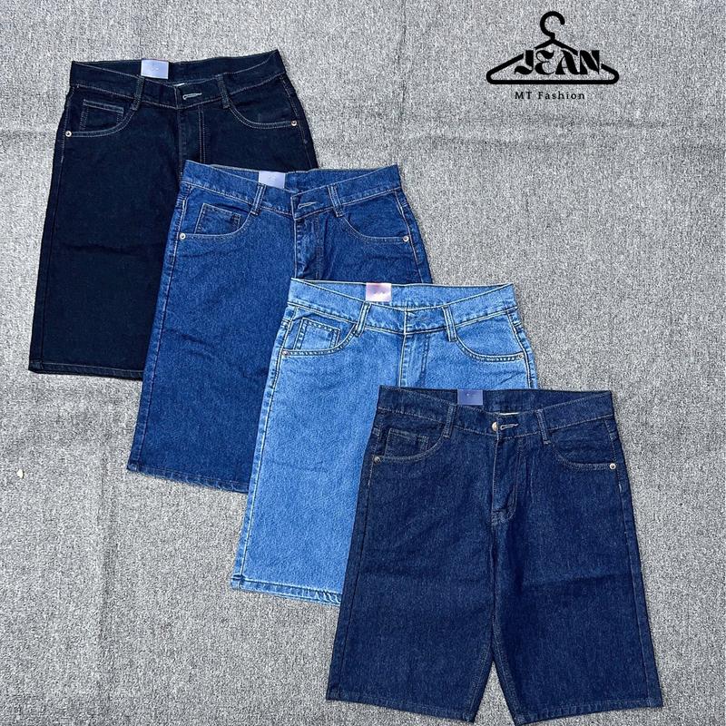 Quần Short Jeans trung niên co giãn 4 chiều quần jean đùi nam cao cấp