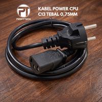 Gambar Proff Tech Kabel Power CPU 1.5 Meter 0.75mm High Quality untuk PC PSU UPS Rice Cooker Tebal 0.75mm Jack EU C13- Komputer dari ProffTech Indonesia Kota Administrasi Jakarta Pusat 1 Tokopedia
