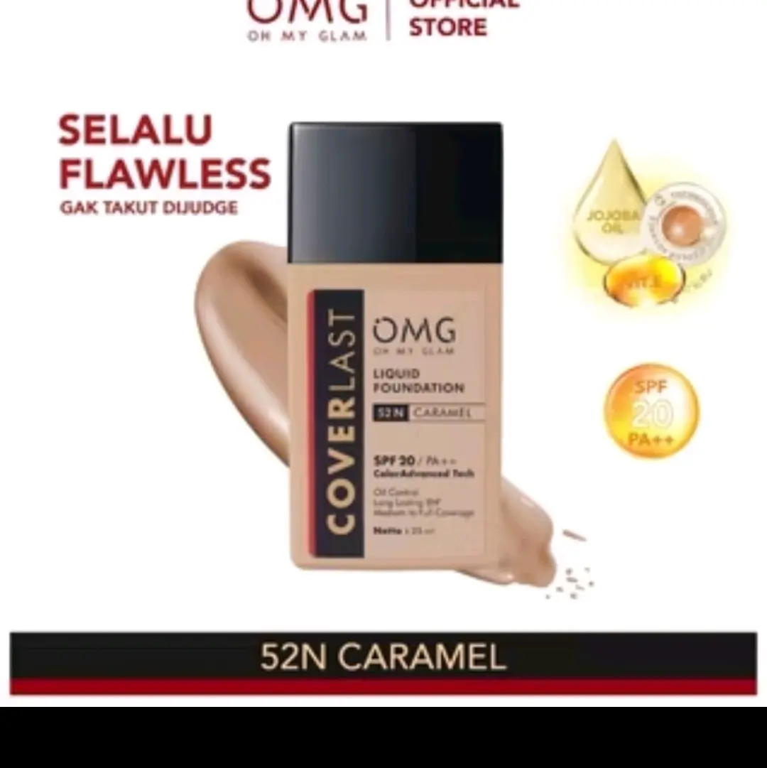 OMG COVERLAST LIQUID FOUNDATION 15ML ALAS BEDAK