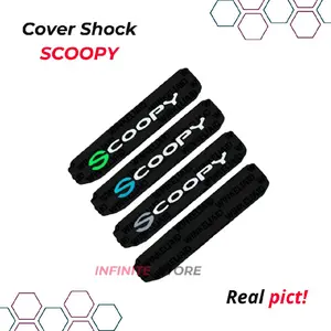 Sarung shock honda scoopy / cover shockbreaker belakang motor