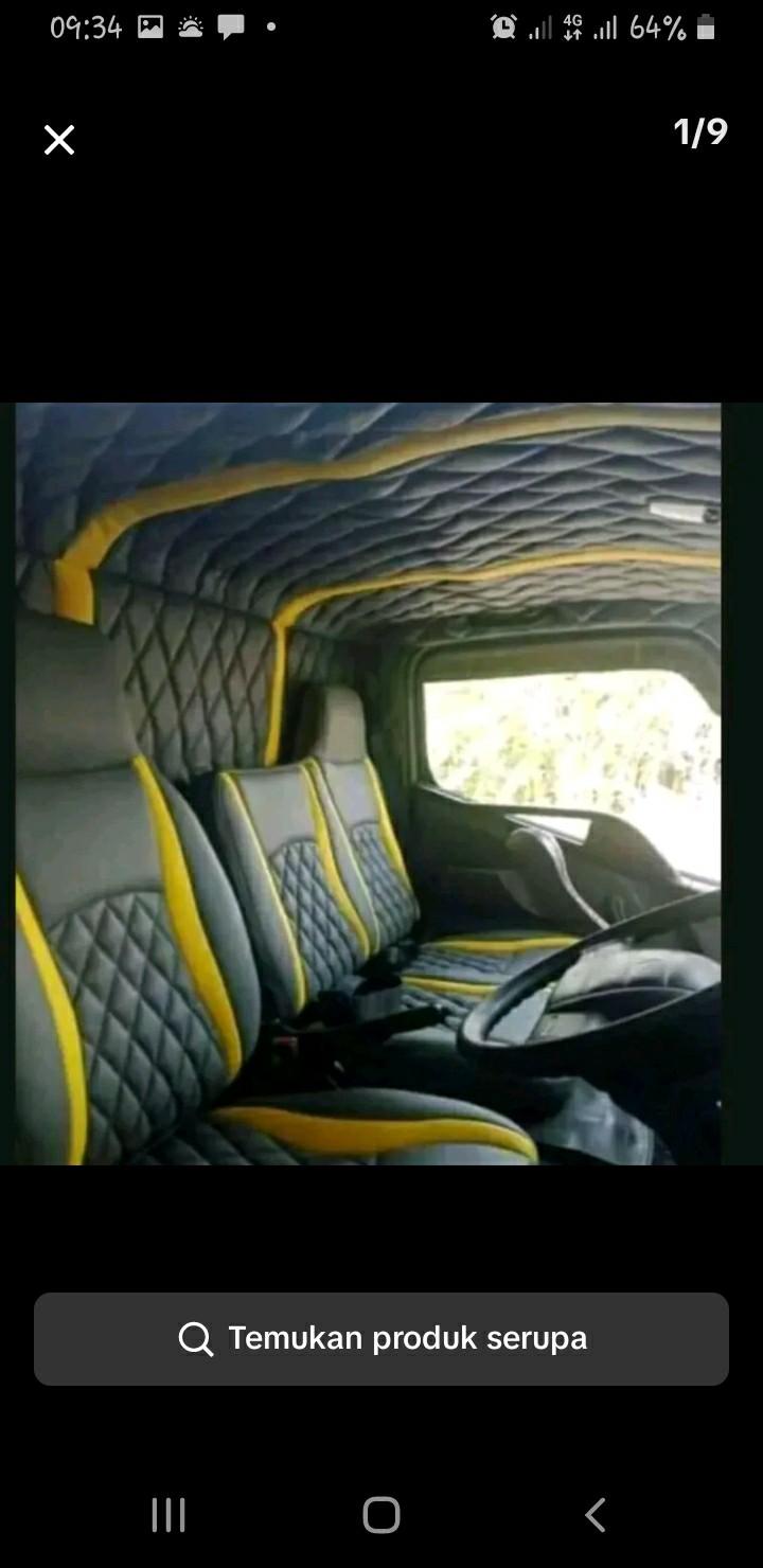 Product Introduction of sarung jok cover jok mobil truk canter ful busa desain simpel dan elegan Car kendaraan mudah di pasang 4