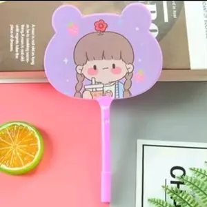 Pulpen Kipas Character Dengan Desain Karakter Lucu Dan Warna Pink Random Dikirim