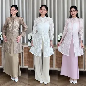 Chana Raya Tunik Lebaran Osmanthus Motif Anggun