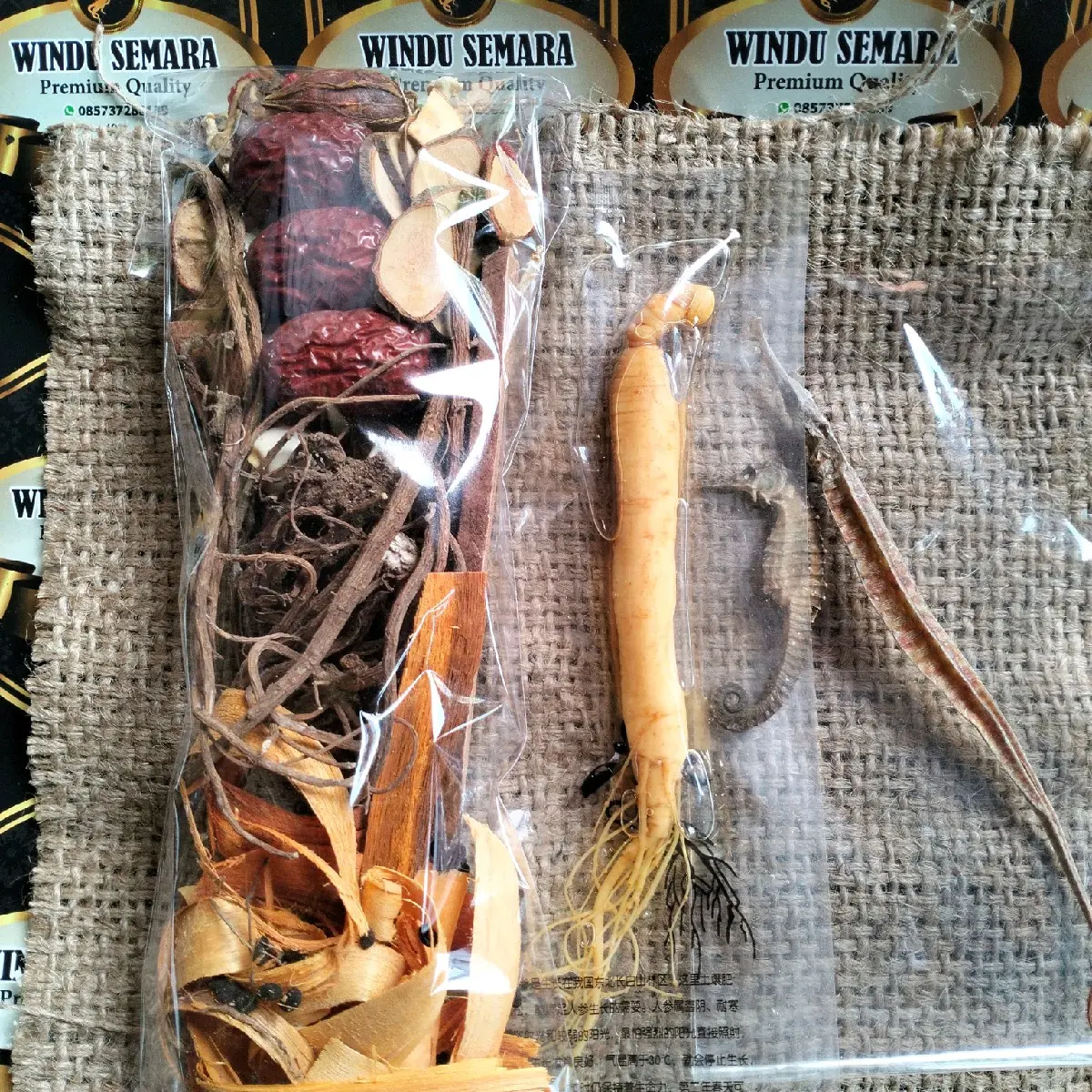 rendaman ginseng herbal alamai 100%