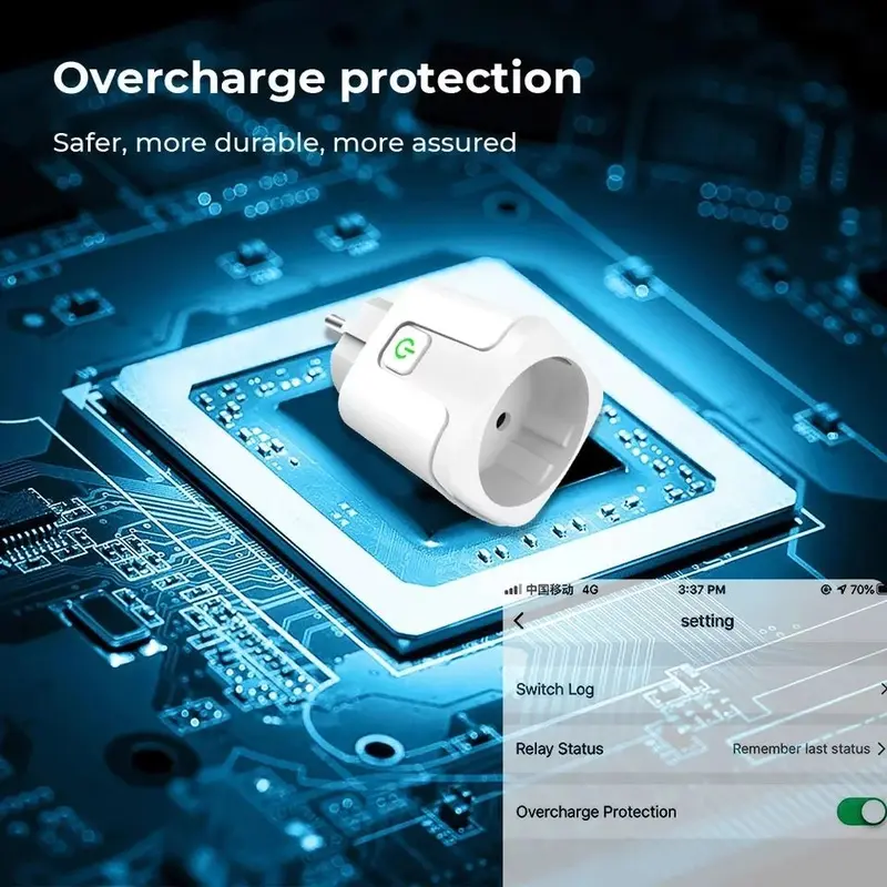 Smart plug/wireless wifi socket 16a with colokan energy monitoring statistic smart home colokan 4