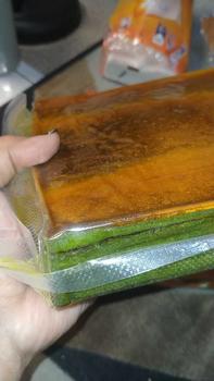 Product Review of lapis legit spesial pandan basah uk.16cmx16cm ADIKA CAKE 100%Halal from t**i 1