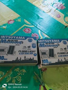 Product Review of LAMPU TENAGA SURYA MITSUYAMA OUTDOR PANEL DAN REMOT  MS-96100A | MS -9650A from E**i 1