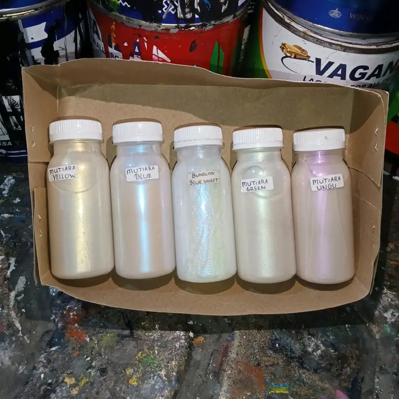 CAT TOPYNG MUTIARA,UNTUK LAPISAN CAT MOTOR,MOBIL,DLL Paint 5