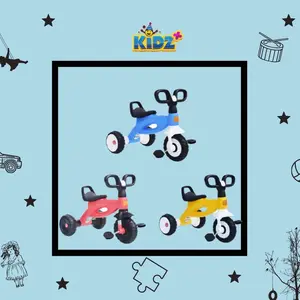 KIDZ+ Sewa Labeille Baby Dolphin Tricycle Yellow , Blue , & Red
