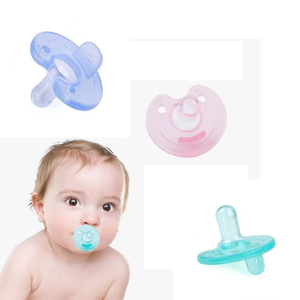 Soft Soothers Dummy Teat Sucker Kids Feeding Silicone Nipple Pacifier Baby Supplies Orthodontic Teether Infant Soother