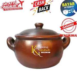 PANCI | PANCI  REBUS JAMU D 20 CM | PANCI TANAH LIAT | PANCI SAYUR PANCI GERABAH Tanah Biru Kitchenware