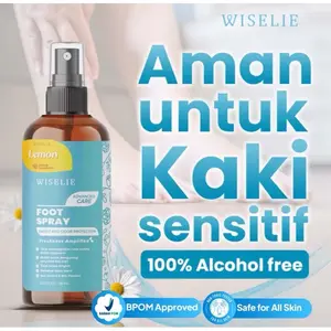 WISELIE FOOT MIST ORGANIK SANITIZER SPRAY 60ml Kaki Bau
