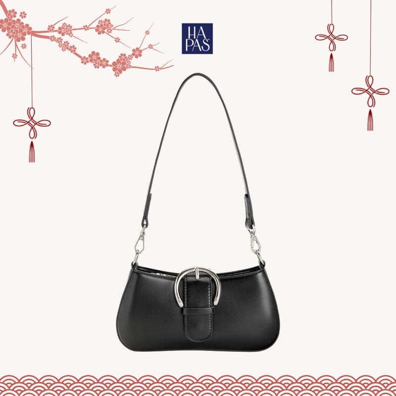  Túi Xách Nữ HAPAS Khóa Tròn Da Mịn Đeo Vai Đeo Chéo Sang Trọng Chính Hãng Size 21 HAPAS - TDV2149 Bag Women Bag Women 
