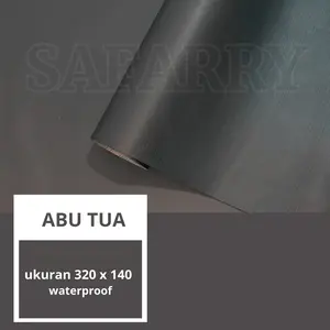 Background Foto/Alas Foto Waterproof Warna Abu Abu Ukuran 320x140