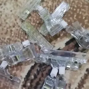 Promo Jepitan Label Transparan 11cm untuk Papan Tag dan Hanger - Harga Obral!