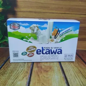 Susu Kambing Etawa Ratu Lebah Etawa Putih Madu &Vanilla Perbox Isi 10 Shacet
