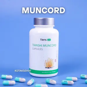 Muncord Cordyceps Kordisep Kapsul Tiens Herbal - Bpom Halal