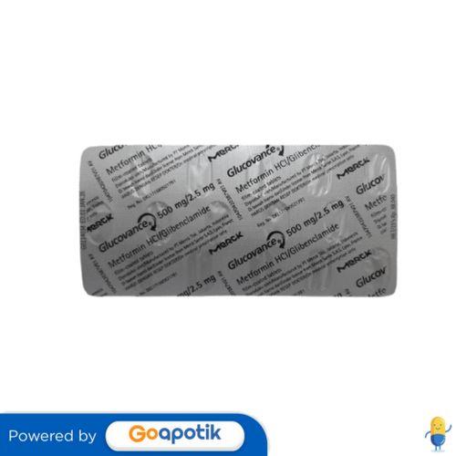 GLUCOVANCE 500/2.5 MG BLISTER 15 TABLET