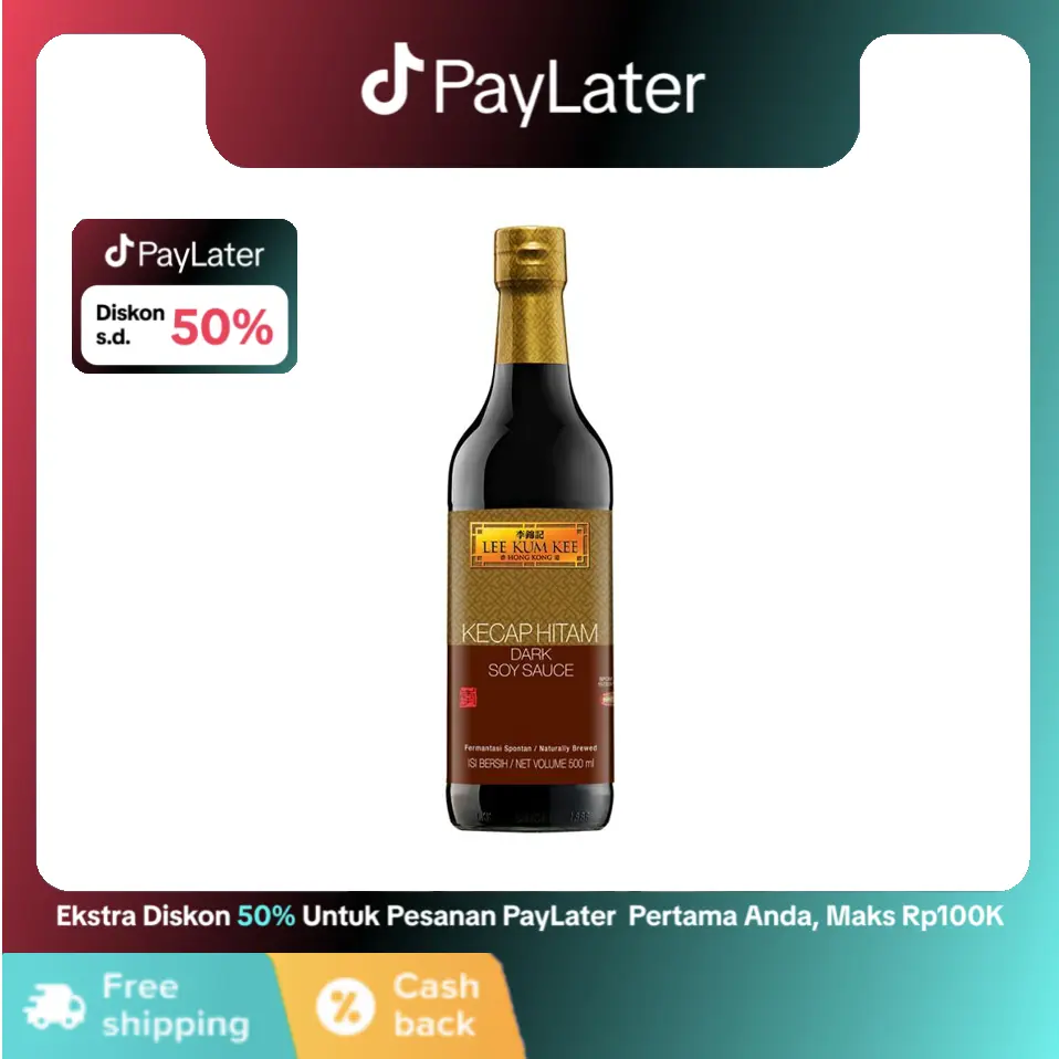 LEE KUM KEE Soy Sauce Dark Premium Kecap Asin Hitam 500 ml