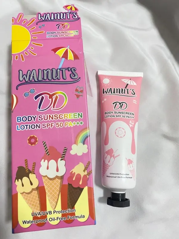 [BB] WALNUTS DD CREAM | WALNUTS CC CREAM | WALNUT'S DD BODY SUNSCREEN LOTION SPF 50 PA+++ ISI 150ml 3