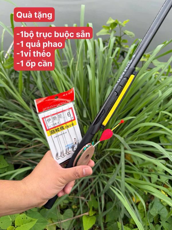 Cần câu tay cacbon shimano giá rẻ tặng kèm phụ kiện