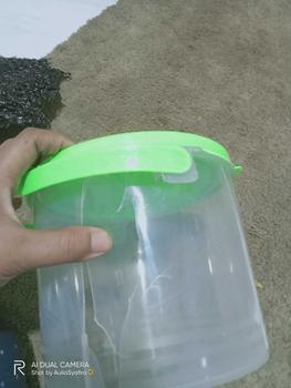 Product Review of PACIFIC Sealware Bulat Toples Plastik 3.5 Liter Alexa Food Container Wadah Makanan PAC-SEALWARE Varian Warna gagang hijau from K**s 2