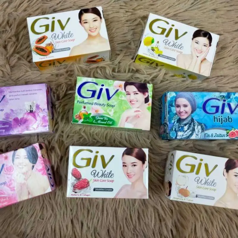 PROMO PAKET (10 PCS) SABUN GIV SABUN MANDI BATANG GROSIR MIX RANDOM Soap Pewangi