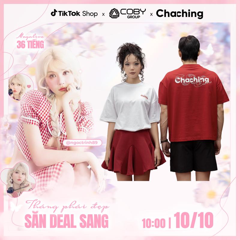 Áo Thun Unisex Họa Tiết Rắn In Logo ChaChing, Áo Phông Nam Nữ Form Boxy Chất Vải Thun Cotton Dày Dặn 250gsm, Mang Lại Cảm Giác Mềm Mại, Thoáng Mát