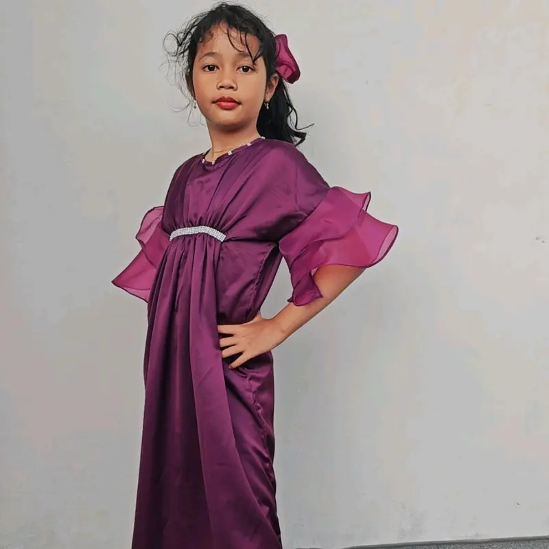 Kaftan Anak Lolita by Bestari muslim baju Lebaran Cewek Gamis 6-7 tahun 2