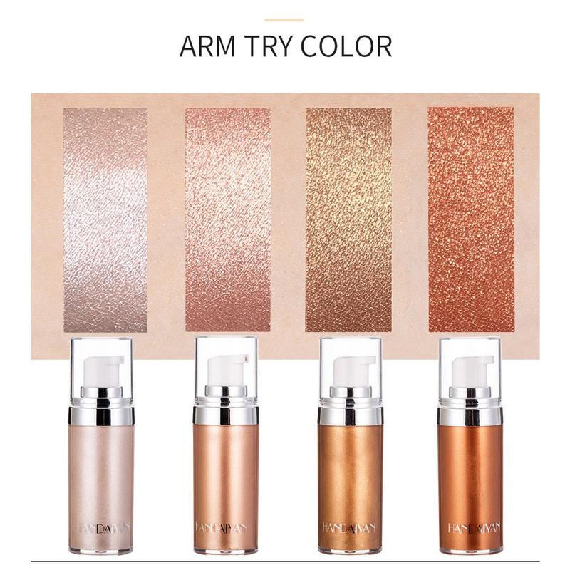 Handaiyan Body Highlighter Body Shimmer Dry Oil Glitter Highlight Body Cream 5