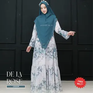 HIJAB DELAROSE COVERME BAHAN BABY DOLL CERUTY ADEM HALUS DAN LEMBUT