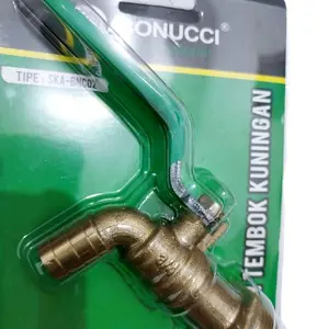 Kran kuningan 3/4 inchi merk Bonuchi Kran tembok kualitas tinggi