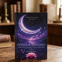 Buku Petals of Thoughts oleh Neroshah S Raja - Puisi dari Sudut Hati yang Tenang dalam Bahasa Inggeris