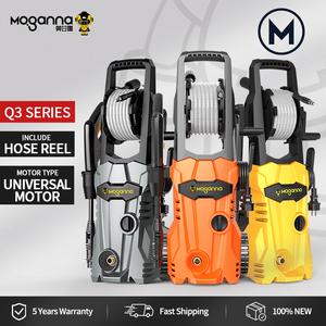 Q3 series Pressure Car Washing Machine, Automatic Car Washing Machine, Portable Water Car Washing Machine with hose reel, cleans Cars/Fences/Patios